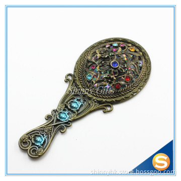 Shinny Gifts Vintage 3D Design Mirror Set Hanging Mirror with Comb Gift Set